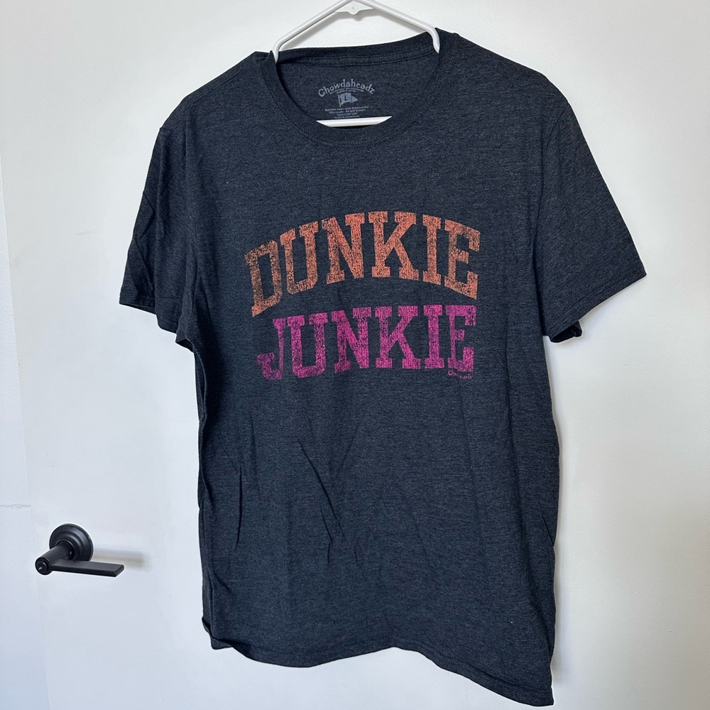 chowdaheadz dunkin dunkie junkie tshirt